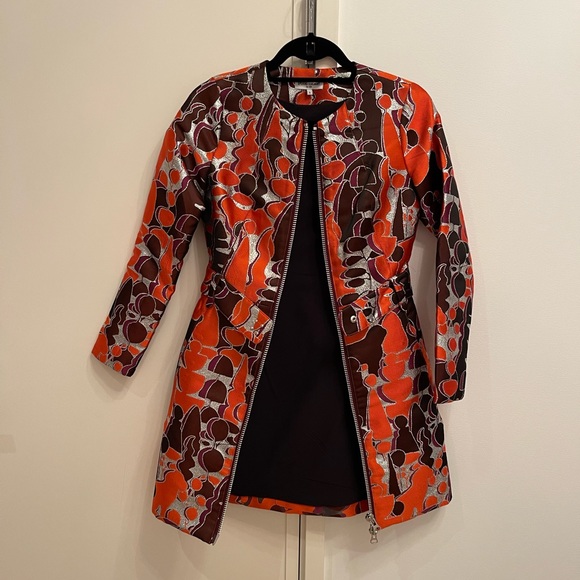 Opening Ceremony jacquard top coat P00 - Picture 8 of 13